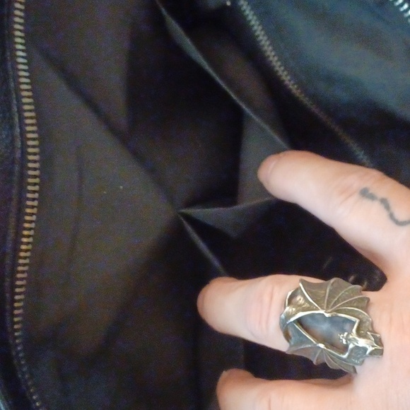 DOLLSKILL WIDOW  SHADOWS BLOOM TAPESTRY ZIP CLOSURE BAG - Picture 6 of 13